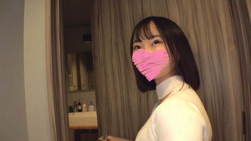 【素人個撮】小柄なミニマム美少女とハメ撮り_顔だけでシコれるレベルのセフレとのVlog流出 003